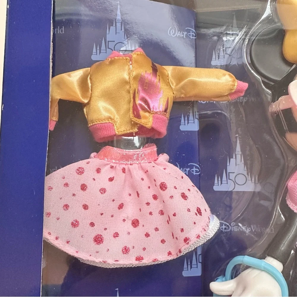 50th Anniversary WDW Minnie Mouse Doll & Accessories Play 12 Pcs NEW - Picture 4 of 7